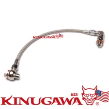 Kinugawa Oil feed line kit for Garrett Ball Bearing turbo W/ 27.5" teflon line