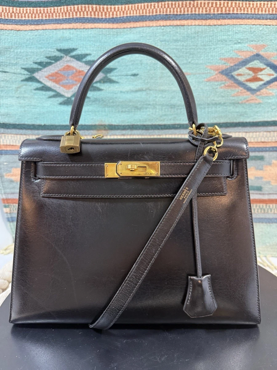 HERMÈS Kelly Box Leather Exterior Bags & Handbags for Women for