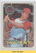 1969 Topps Duke Sims #414 READ 2u3