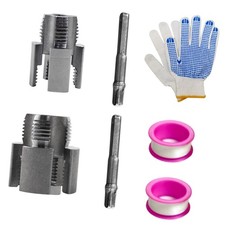 Portable Hex Handle Threading Kit for Internal External Pipes Connection