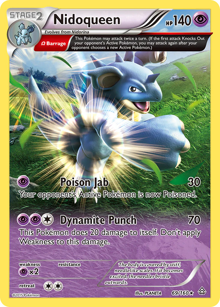 Nidoqueen (69/160) [XY: Primal Clash] Lightly Played Reverse Holofoil