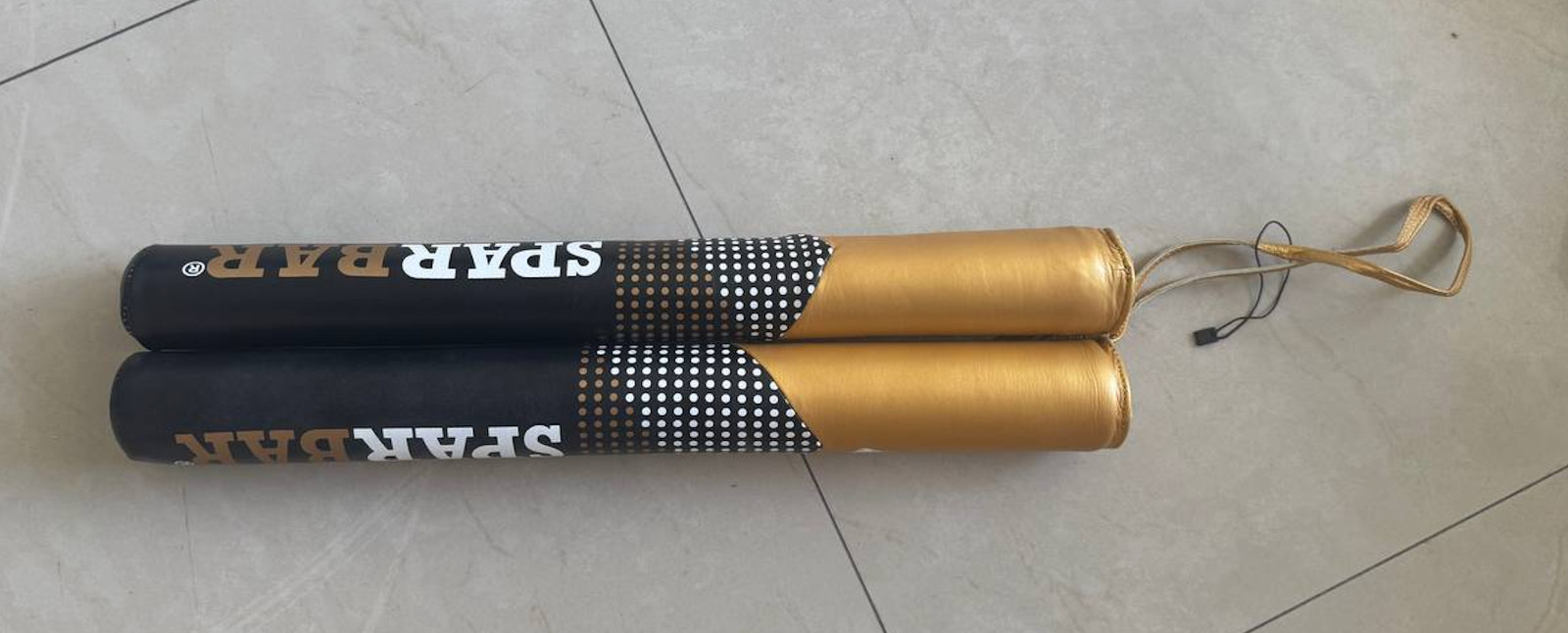 SPARBAR Gold Black Boxing Sparring Kit Shannon Briggs Personalized SB1