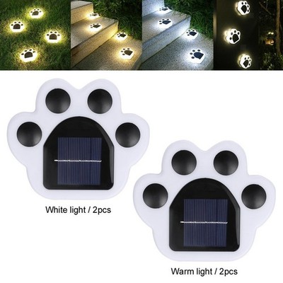 Solar Garden Light Outdoor Ground Led Paw Lights Wasserdichte Hofbeleuchtung