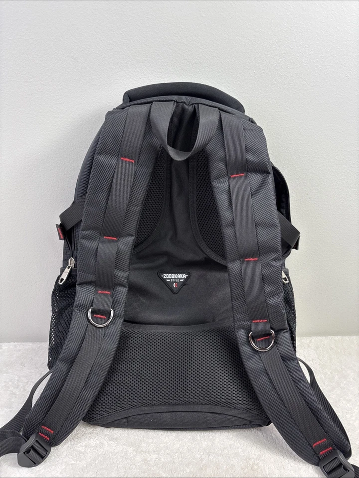 Mochila KAKA 2008 Estilo Negra Senderismo Viaje Laptop Unisex Adultos Excelente Estado Foto 2 de 4