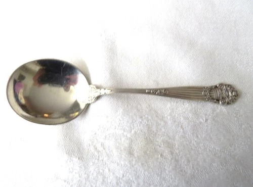 Towle Sterling Silver Georgian Bouillon Soup Spoon 20g 5 1/4" NO MONO