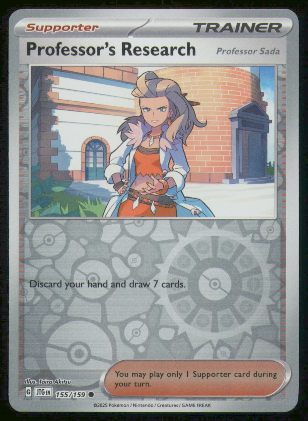 Professor's Research [Professor Sada] Reverse Holofoil [JTG - 155/159] LP