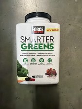 FORCE FACTOR SMART GREENS SOFT CHEW SUPPLEMENTS SUMMER BERRY FLAVOR Exp 4/19/26
