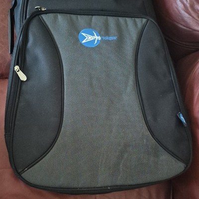 ProRockGear Electric Guitar Gig Bag Black Gray Nylon Single Carry Case