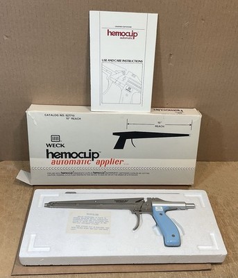 TWO Wreck Surgical Hemoclip Automatic Applied Ligating Clip System 527710 Boxed