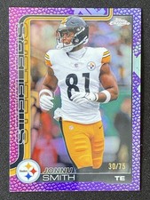 Jonnu Smith 2025 Topps Chrome Veterans Football Leather Purple Base /75 #257