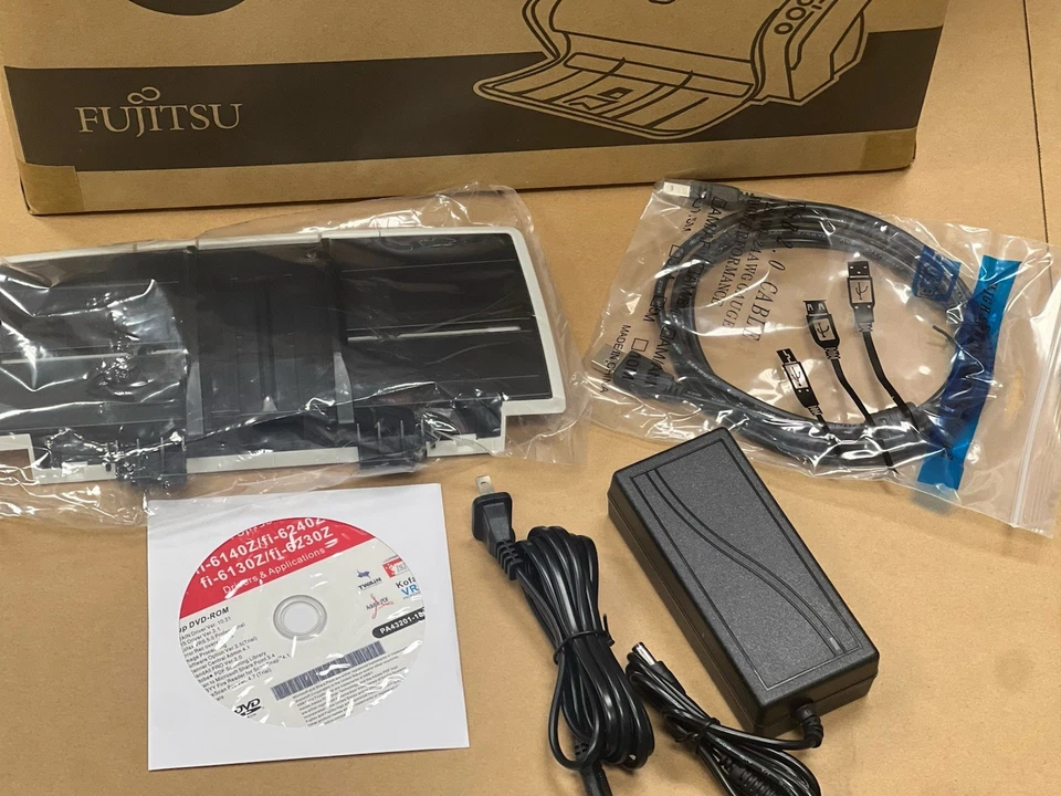 Fujitsu fi-6140z Document Sheet-Fed Scanner PA03630-B005 FULL SET IN BOX - Image 3 of 4