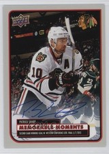 2025-26 Chicago Blackhawks Centennial Memorable Moments Patrick Sharp Auto 0u20