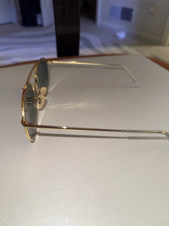 Ray-Ban rb3648m The Marshal, ouro/azul-gradiente. - Imagem 4 de 4