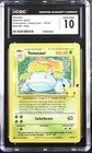 VENUSAUR 15/102 BASE SET HOLO POKEMON CGC 10 GEM MINT