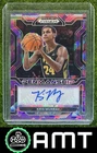 Kris Murray 2022-23 Panini Prizm Draft 1/99 College Penmanship Purple Ice Auto