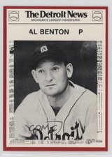 1981 Detroit News Tigers Boys of Summer 100th Anniversary Al Benton #57 0q3