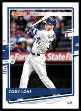 Cody Bellinger 2020 Donruss #84 Los Angeles Dodgers FREE SHIPPING AutographDen