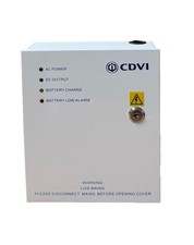 CDVI PSU12-2SM 12V DC 2A UPS SWITCHING POWER SUPPLY CCTV ACCESS IN METAL CASE