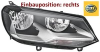 Hella 1EJ010328-221 Hauptscheinwerfer Rechts Scheinwerfer FüR VW