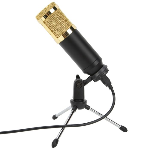 RGB USB Condenser Mic Game Live Streaming Broadcast PC Computer RGB Light Col FY - Afbeelding 18 van 22