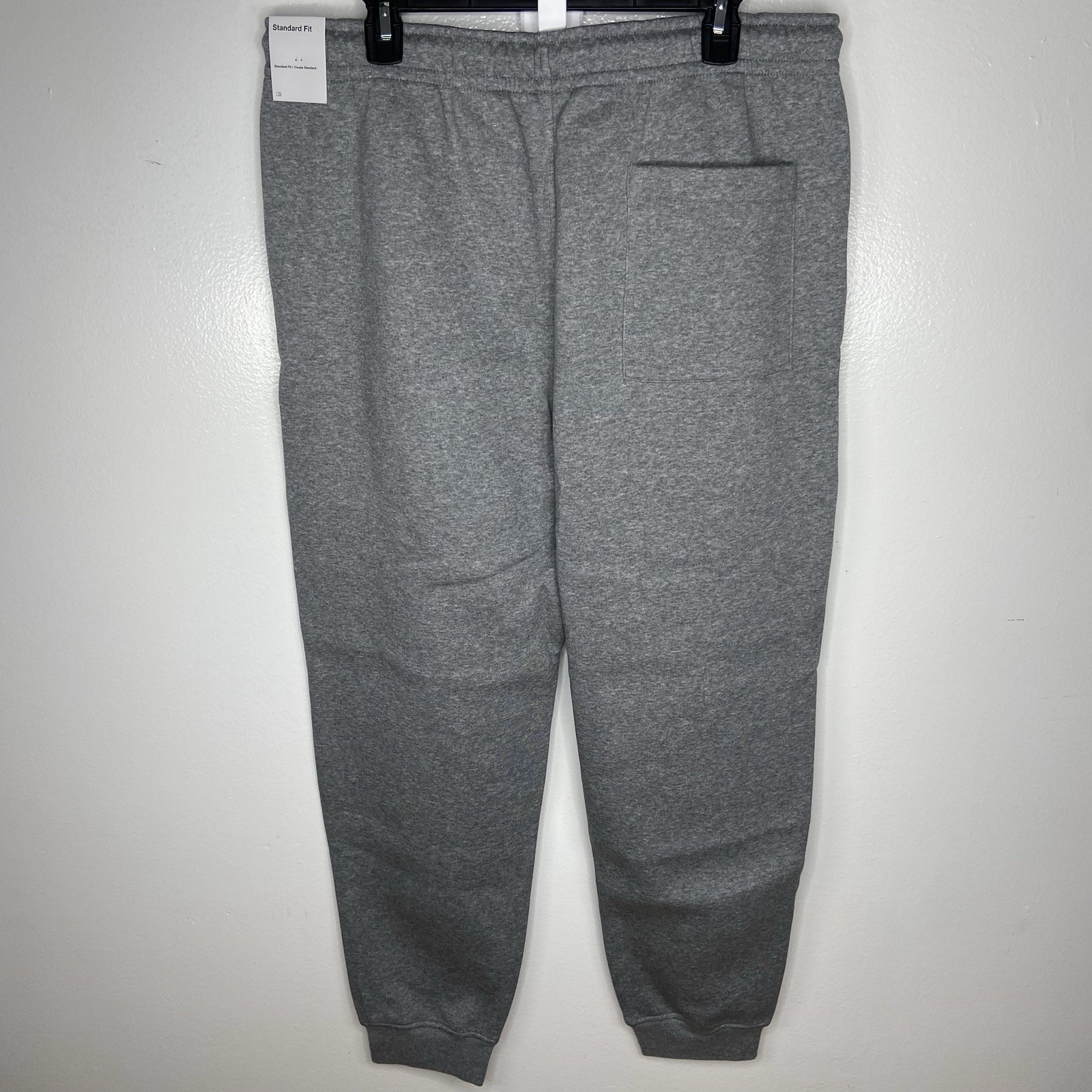 Nike Air Jordan Brooklyn Fleece Sweatpants Carbon Heather/White Men's Size XL thumbnail 7