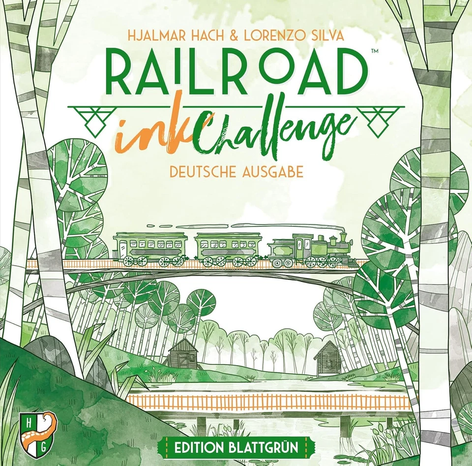 GW7845 Railroad Ink Challenge: Edition Blattgrün Würfelspiel - Bild 1 von 1