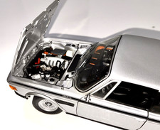1972 BMW 3.0 CSL Coupe 1:18 Minichamps Silver Diecast Model Car
