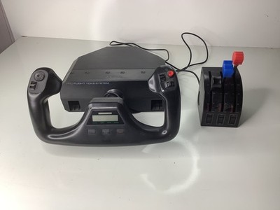 Logitech G Saitek Pro Saitek Flight Yoke & Throttle Quadrant System PC