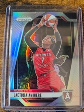 2024 Panini WNBA Prizm Laeticia Amihere Silver Holo Prizm #54 Atlanta Dream
