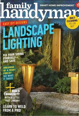 Family Handyman Magazine July/August 2022 Landscape Lighting