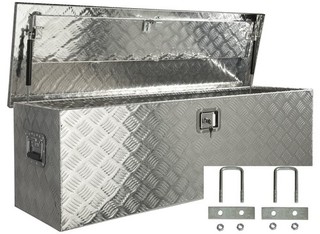Aluminium Werkzeug Metallbox Werkzeugkiste Metallkiste Box Blechkiste ca.180 L