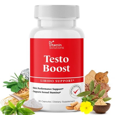Testo Boost Supplement for Men - Testosterone Enhancement for Stamina, Endurance