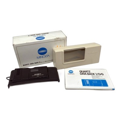Minolta Quartz Data Back D Databack in OVP m it Anleitung Kamerazubehör