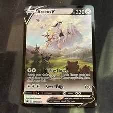 pokemon arceus v card value & Vstar - Lot Colorless Trinity Charge Search your deck for up to 3 basic Energy cards and attach them to your Pokmon V in any way you like Arceus V [Metal] #122 Prices