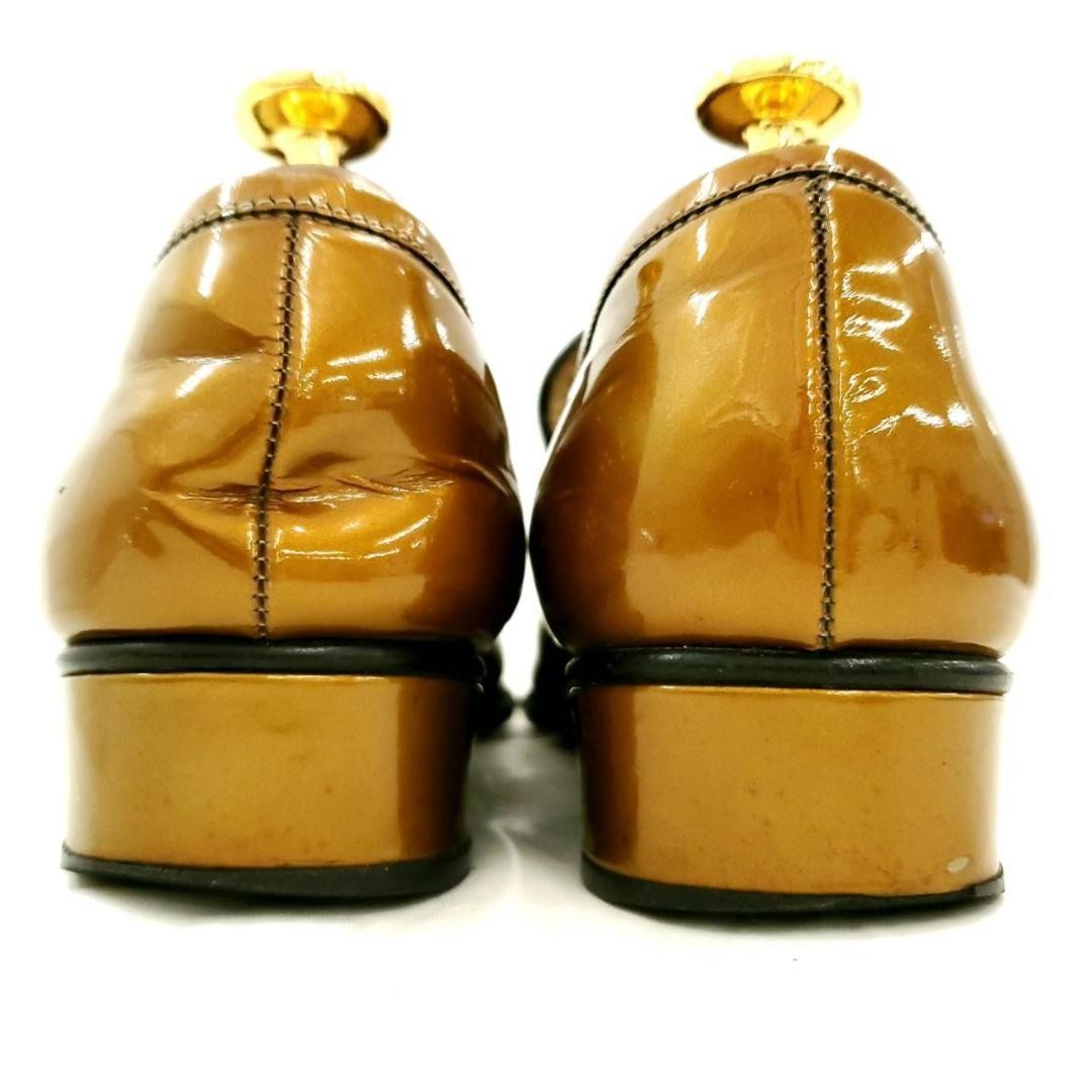 GUCCI Women's Loafers Horsebit Leather Ochre EU37/US7 120216c thumbnail 22