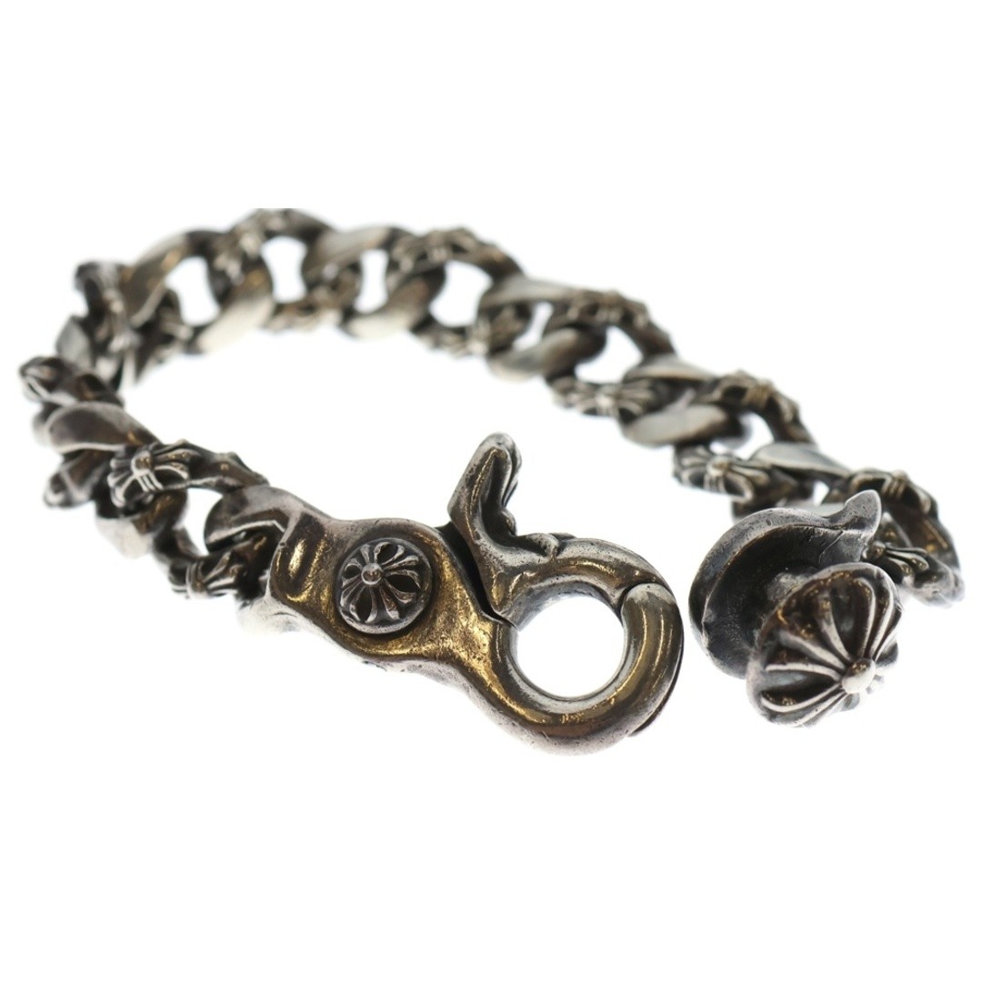 CHROME HEARTS FNCY CHN LNK FANCY LINK CLIP Bracelet 15 Links Silver BCA145 Used thumbnail 6