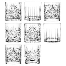 RCR Crystal 340ml Mixology Whisky Glasses Set Water Tumblers Set