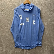 Nike North Carolina Tar Heels UNC Dri Fit Pullover Hoodie Gym 89 Men s Small