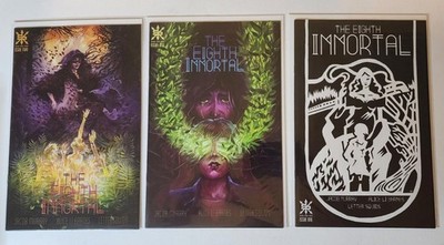 Eighth Immortal #1 A & B  & 2 Jacob Murray Source Point Press 2021 lot of 3