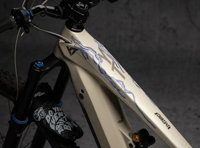 DYEDBRO Lightning E-Bike Fahrrad Rahmenschutz - BLAU