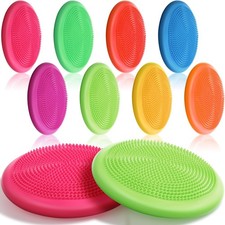 8 Pcs Wiggle Seat for Sensory Kids Flexible Wobble Cushion Neon Color