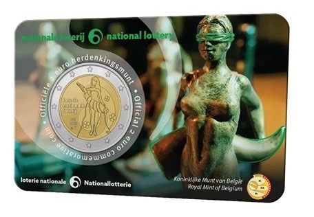 2 Euros commémorative Belgique Loterie Nationale 2025 Version Flamande