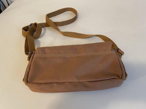 Borsa a tracolla Carhartt piccola tela marrone/kaki tracolla regolabile - Foto 4 di 4