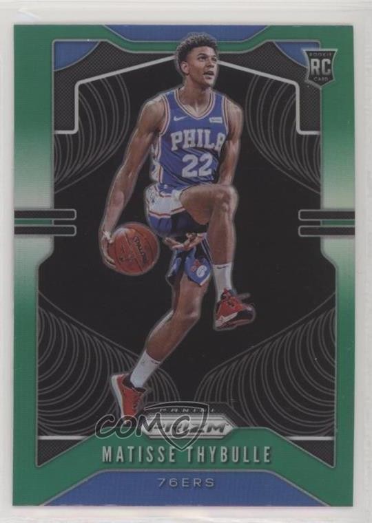 2019-20 Panini Prizm Rookie Green Prizm Matisse Thybulle #290 Rookie RC 2pv