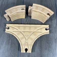 Thomas  Friends Wooden Railway Train Track  T  Switch  Curves Learning Curve