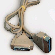 MicroAge DB25 to Centronics 36 Parallel Printer Cable Vintage IEEE-1284