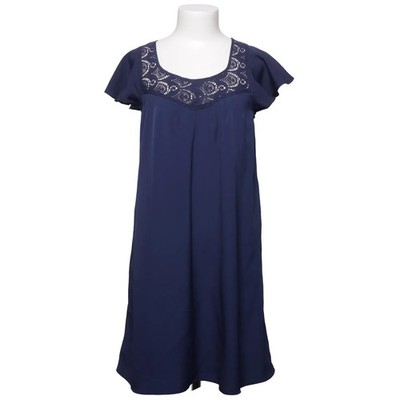 Savida, Kleid, Größe: 38, Blau, Polyester, Einfarbig, Damen #mXp