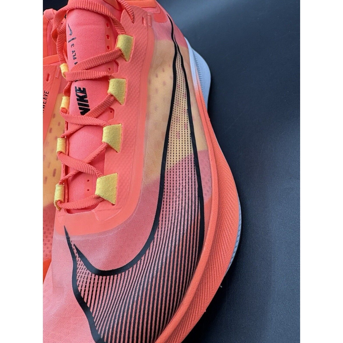 Nike Zoom Fly 3 Vaporweve Bright Mango Gym Running Trainers  display picture 1