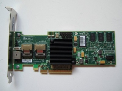 LSI00187 LSI MegaRAID PCI-e SATA/SAS Raid Controller 8708EM2/128MB RAID0/1/10＃ #