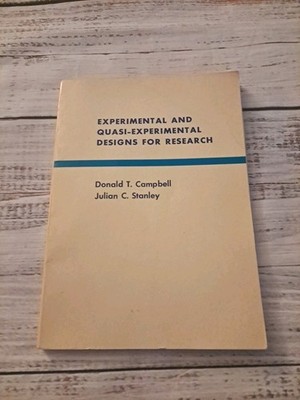 Experimental and Quasi-Experimental Designs For Research - Paperback 1969